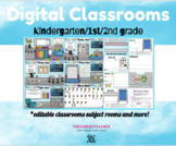 Kindergarten /1st / 2nd grade Bitmoji Classroom *editable*