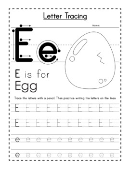 Kindergarten & 1st Grade Alphabet Letters A-Z Worksheet | Handwriting ...