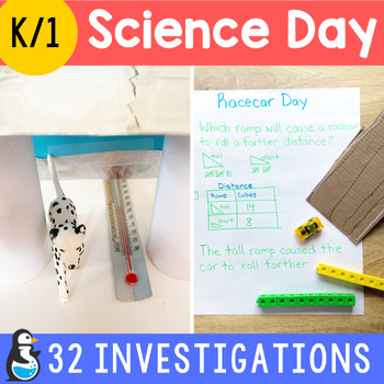Preview of Kindergarten + 1st Grade Science Activities & Experiments | Summer + End of Year