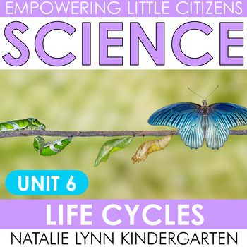 Preview of Kindergarten + 1st Grade Science UNIT 6 Animal Life Cycles Habitats Adaptations