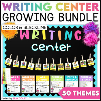 Preview of Kindergarten & 1st Grade Writing Center - Year Long Bundle