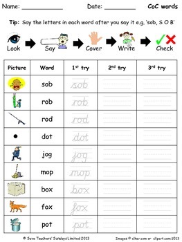 kindergarten spelling and handwriting worksheets 79