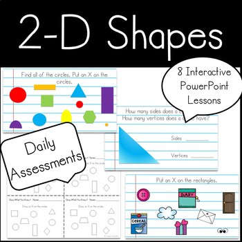 Preview of 2-D Shapes Curriculum- Go Math Supplement