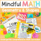 Kindergarten 2D & 3D Shapes - Geometry - Math Lessons, Wor