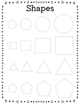 Kindergarten 2D Shapes Worksheets by SIMPLICLASS | TPT