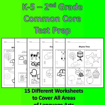 Preview of Kindergarten - 2nd Grade Common Core Test Prep