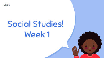 Preview of Kindergarten- 2nd grade Social Studies Unit and Lessons