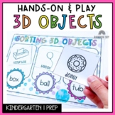 Kindergarten 3D Objects Math centres | Geometry Kindergarten