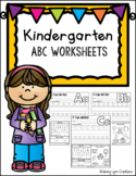 Kindergarten ABC  Worksheets