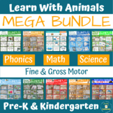 Kindergarten Activities Learn With Animals MEGA BUNDLE - A