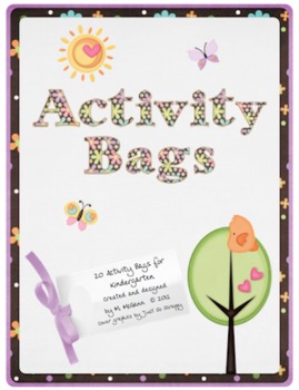 Preview of Kindergarten Activity Bags (Homework Bags)