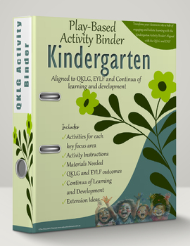 Preview of Kindergarten Activity Binder