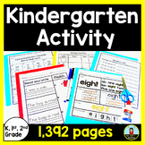 Kindergarten Activity Bundle - Reading and Math 