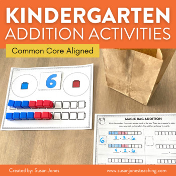 Preview of Kindergarten Addition Activities & Worksheets