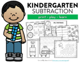 Kindergarten Subtraction Games | Print & Play