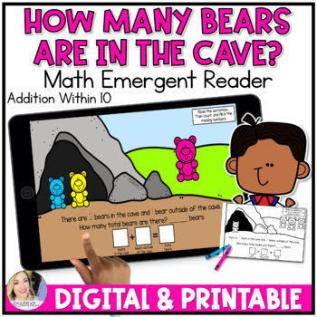 Preview of Kindergarten Addition Story Problems | Counting Bears