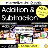 Kindergarten Addition & Subtraction Digital Interactive Bu