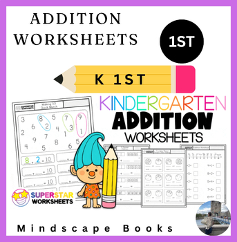 Preview of Kindergarten Addition Worksheets