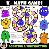 Math games for Addition and Subtraction Facts