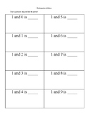 Kindergarten Addition and Subtraction Packet