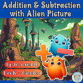 Kindergarten Addition and Subtraction With Alien Pictures 