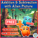 Kindergarten Addition and Subtraction With Alien Pictures 