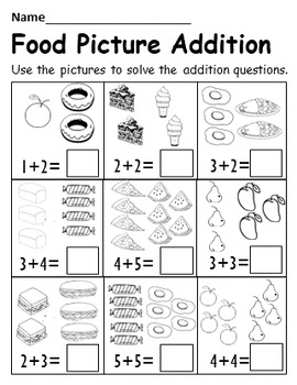 Kindergarten Addition and Subtraction Worksheets (up to 10) | TPT