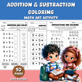 Kindergarten Addition and Subtraction Worksheets (up to1-1