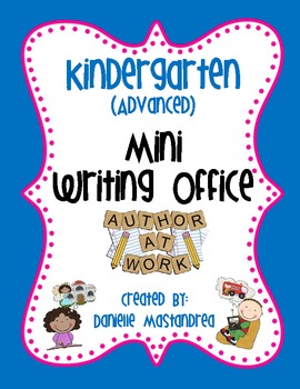 Preview of Kindergarten (Advanced) Mini Writing Office