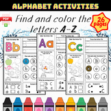 Kindergarten Alphabet Activities Centers Worksheets Crafts
