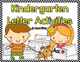 Kindergarten Alphabet Activities!