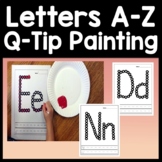 Alphabet Centers with Q-Tip Painting {26 Pages A-Z!}