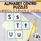 Kindergarten: Alphabet Puzzles | Alphabet Centres