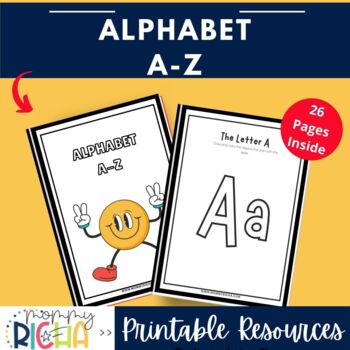 Kindergarten Alphabet Worksheets- Aa-Zz Letters- Beginning Sounds