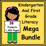 Kindergarten And First Grade Literacy Activities Mega Bundle