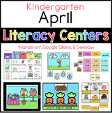 Kindergarten April Literacy Centers