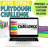 Kindergarten April Playdough Challenges