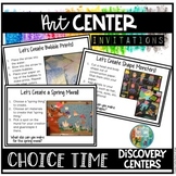 Kindergarten Art Center Projects & Activities, Mini Lesson