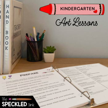 Preview of Kindergarten Art Curriculum. Art Lesson Plans, Projects, Rubrics and Worksheets.