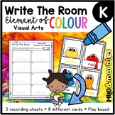 Kindergarten Art Element Of Colour Write The Room