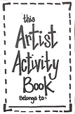 Kindergarten Artist Activity Book