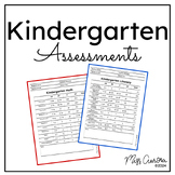 Kindergarten Assessment - Letter sounds,phonemic awareness