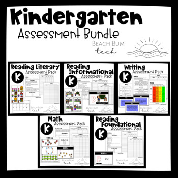 Preview of Kindergarten Assessment Bundle