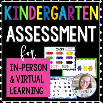 Preview of Kindergarten Assessment - Digital Version - Google Slides