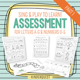 Kindergarten Assessment: Letters A-G & Numbers 0-5
