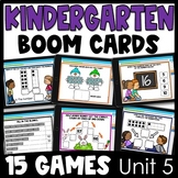 Kindergarten Assessment Math Games Centers Boom Cards Bundle