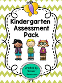 Kindergarten Assessment Pack - Great to use all year!