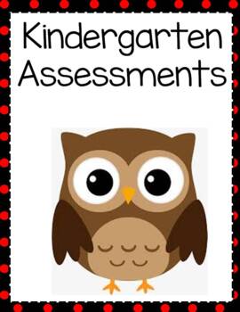 Preview of Kindergarten Assessment Packet