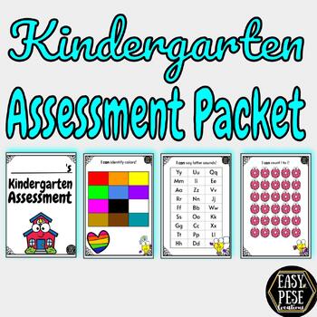 Preview of Kindergarten Assessment Packet