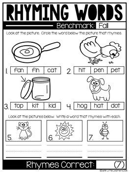 Kindergarten Assessments by Darlin' Little Learners | TpT